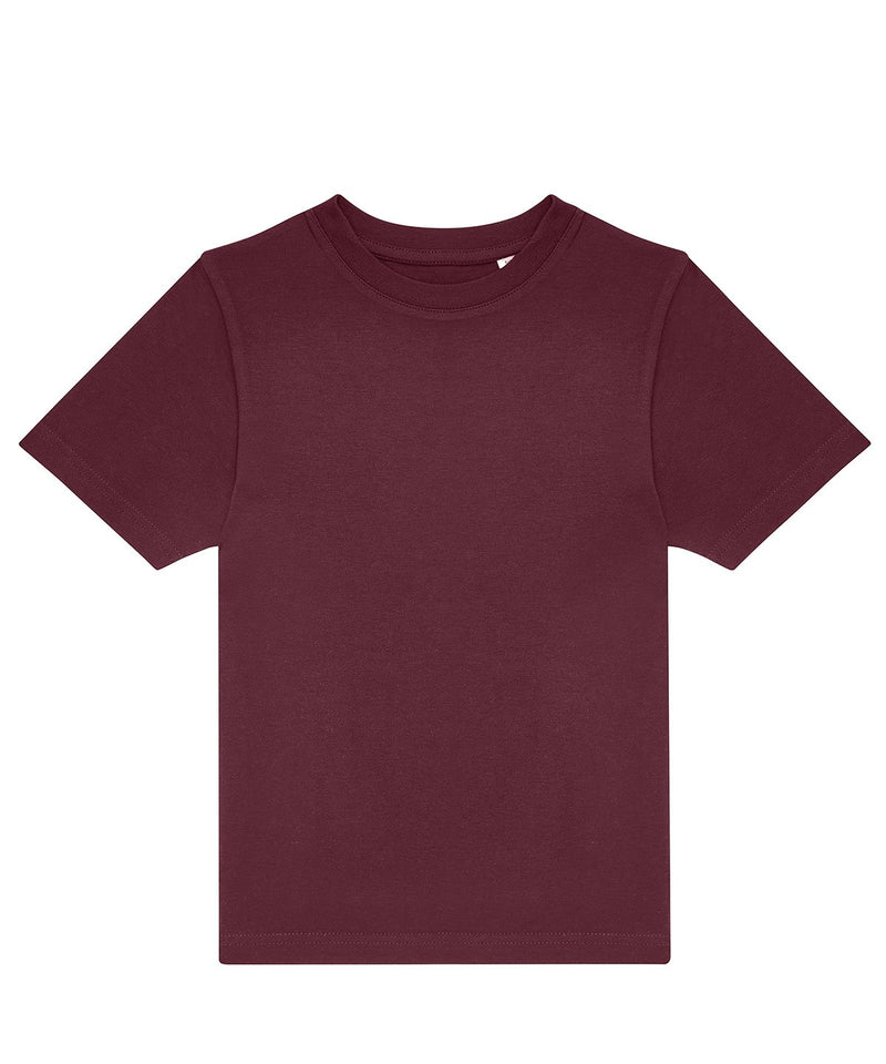 B&C Collection E150 kids' t-shirt B210B in burgundy