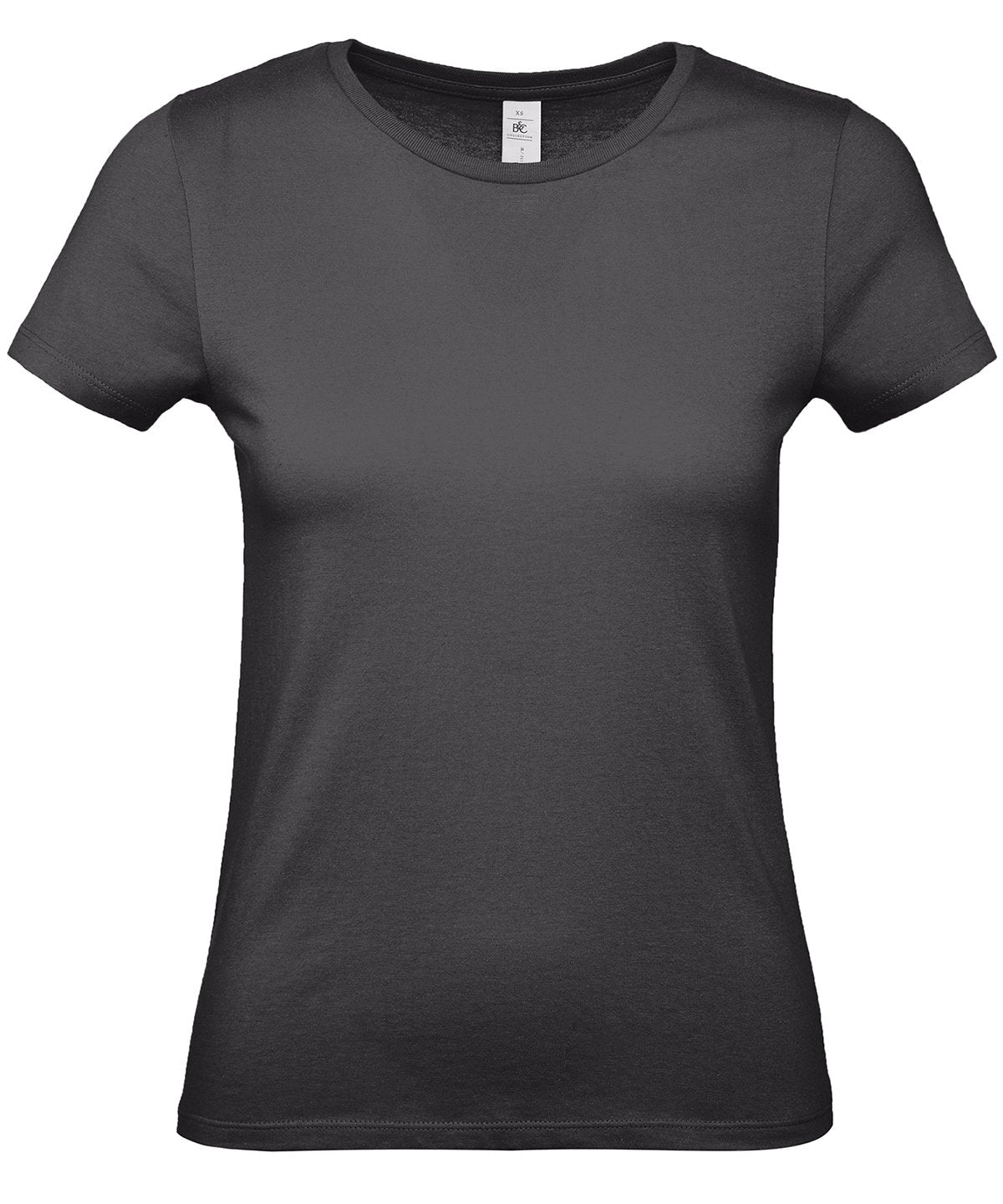 B&C Collection E150 women's t-shirt B210F in pure black