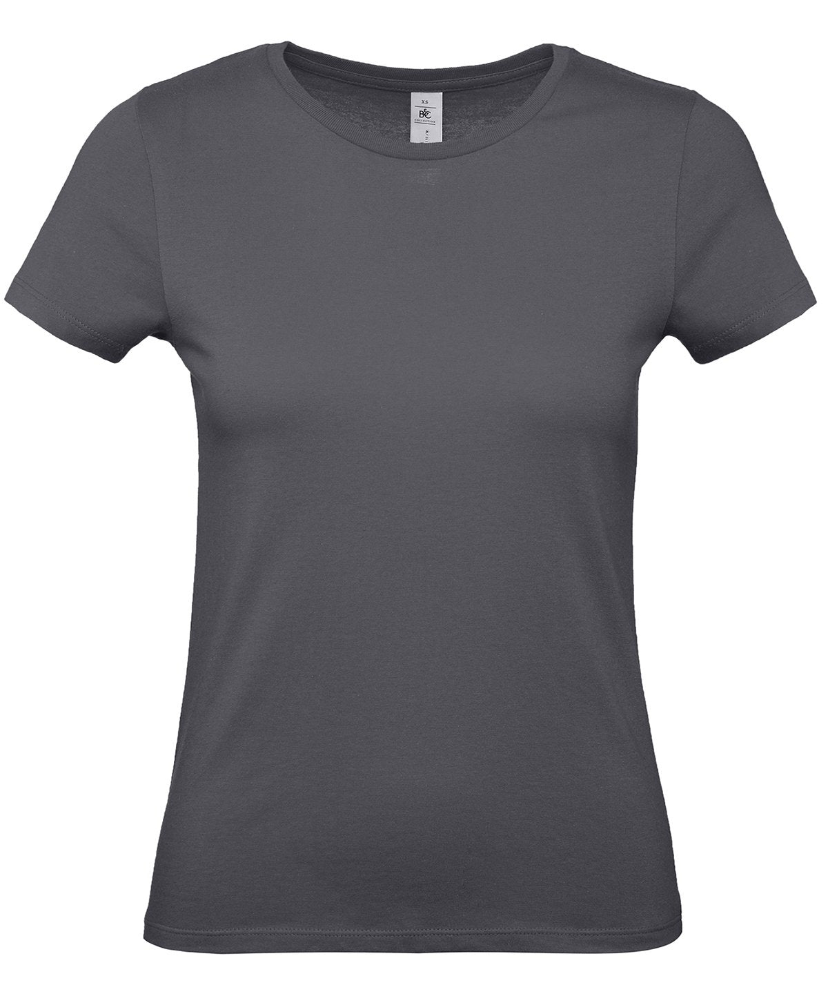 B&C Collection E150 women's t-shirt B210F in dark grey