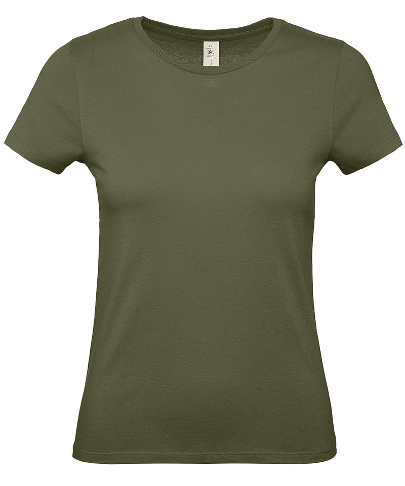 B&C Collection E150 women's t-shirt B210F in urban khaki