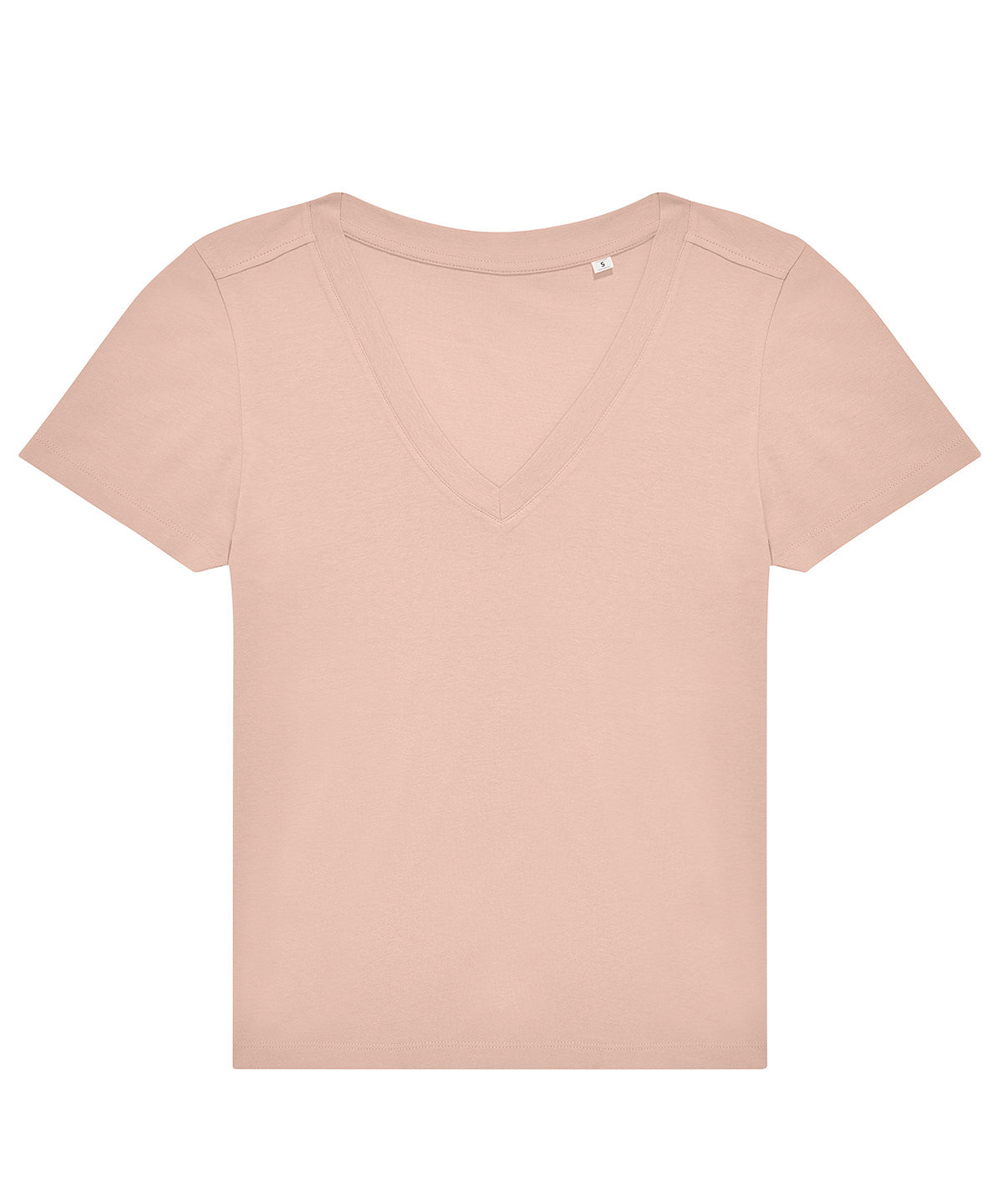 B&C E150 V-neck women's t-shirt B213F in soft rose