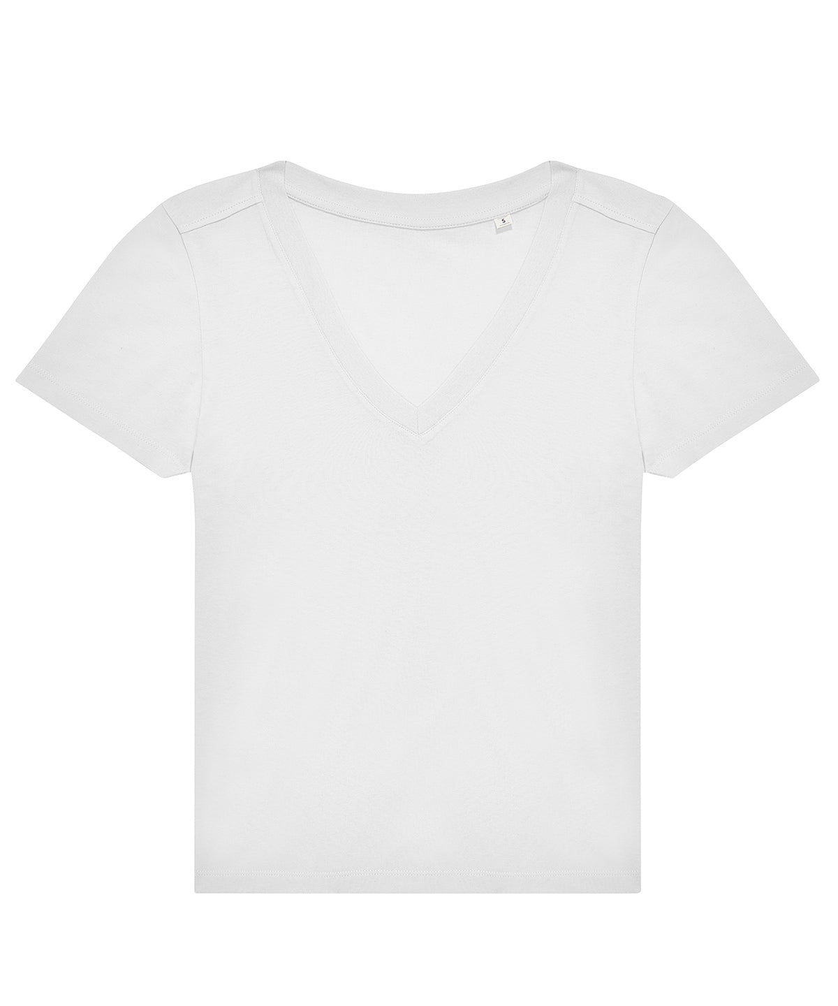 B&C E150 V-neck women's t-shirt B213F in white