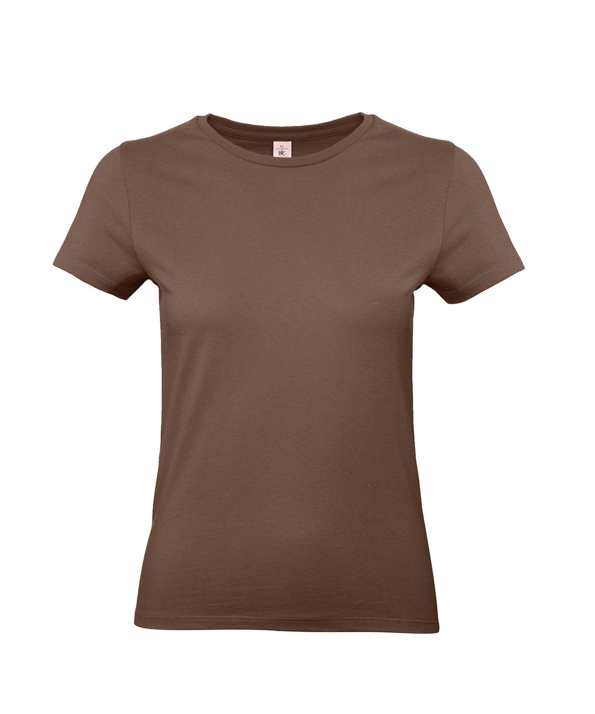 B&C Collection E190 women's t-shirt B220F in chocolate