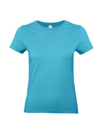 B&C Collection E190 women's t-shirt B220F in swimming pool blue