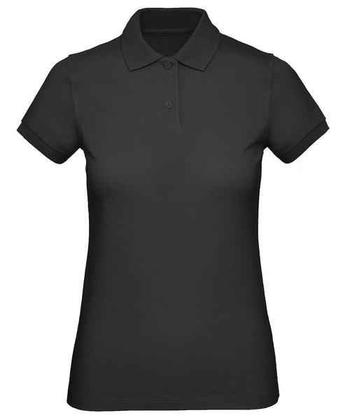B&C Collection Inspire Polo For Women B260F in Black
