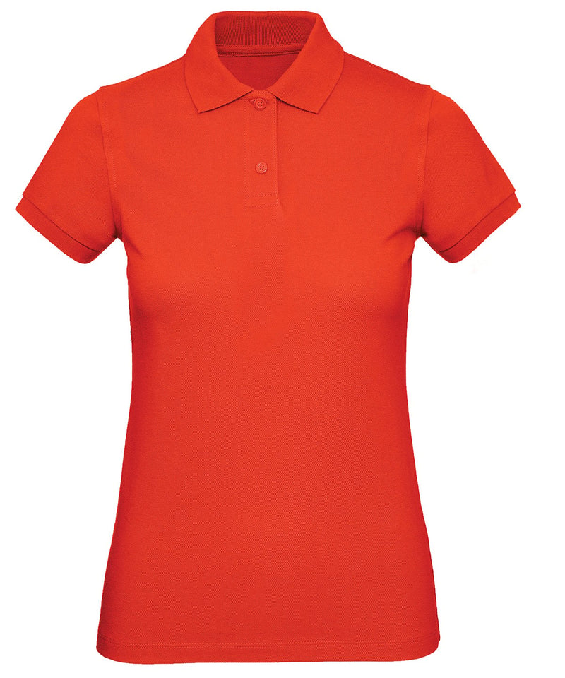 B&C Collection Inspire Polo For Women B260F in Firered