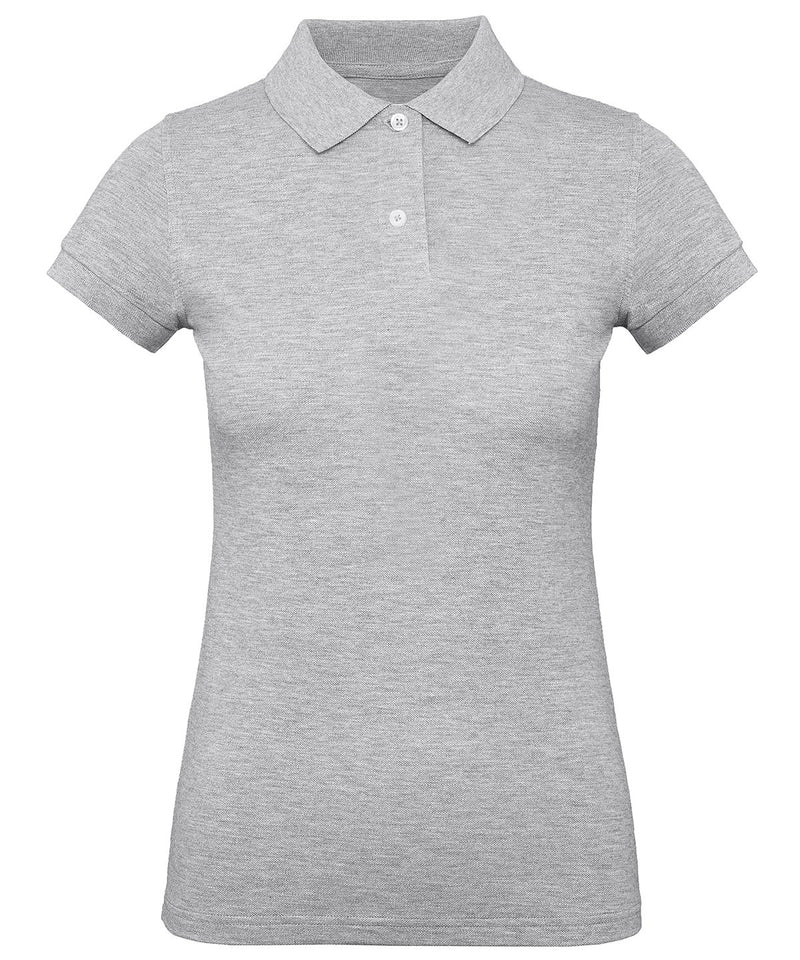 B&C Collection Inspire Polo For Women B260F in Heathergrey