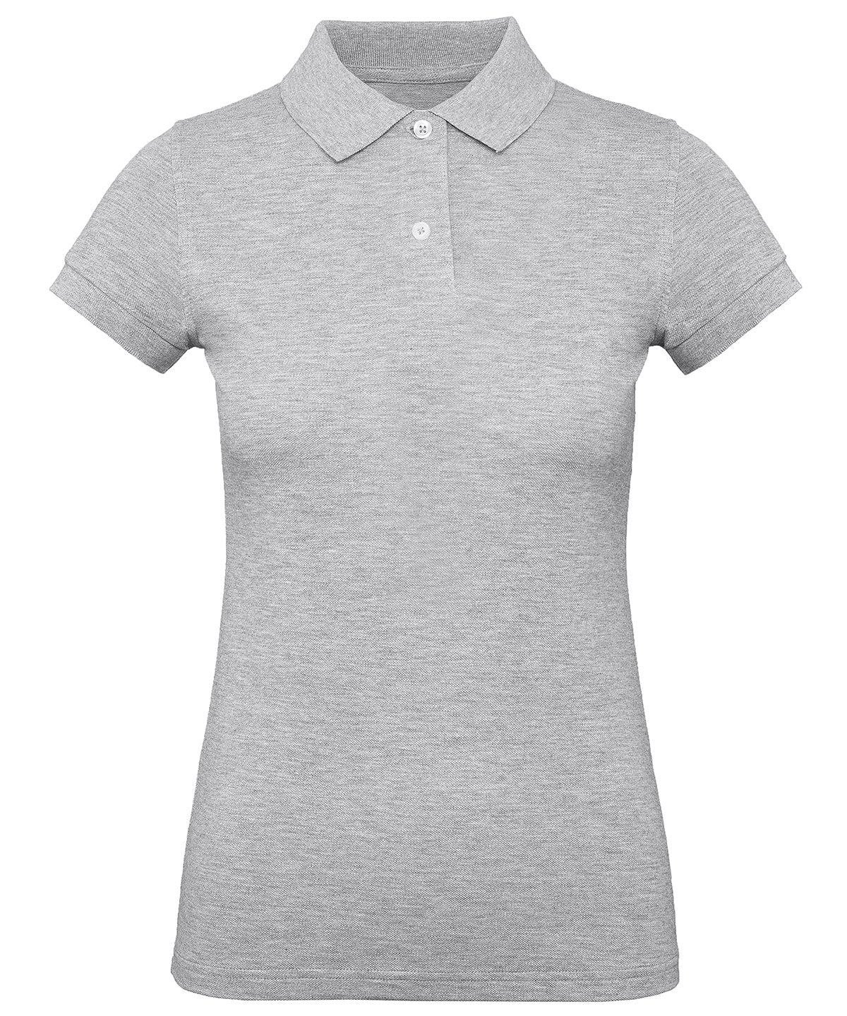 B&C Collection Inspire Polo For Women B260F in Heathergrey