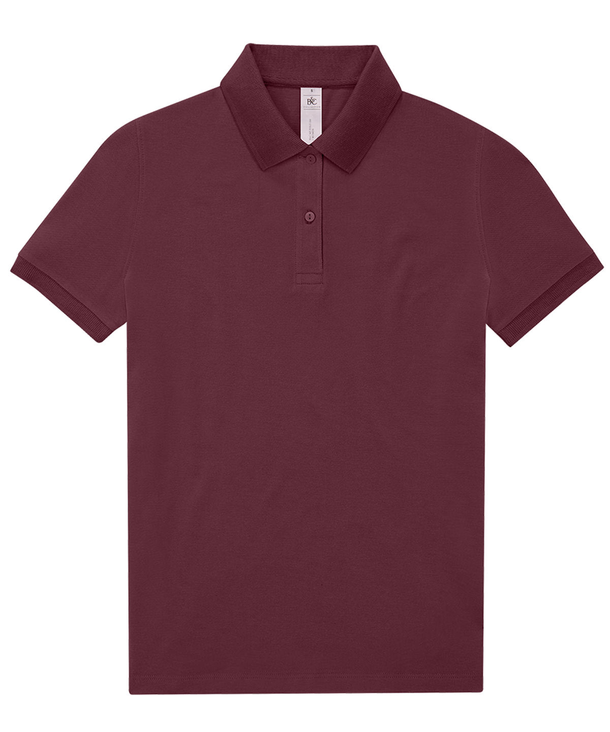B&C My Polo 180 women's polo B261F in burgundy