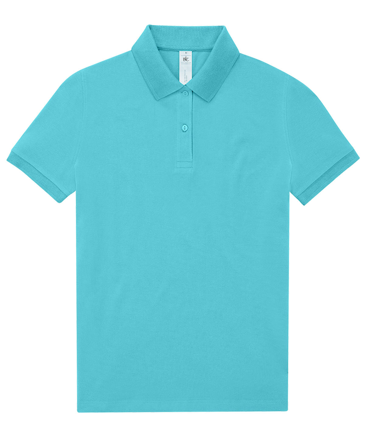 B&C My Polo 180 women's polo B261F in meta turquoise