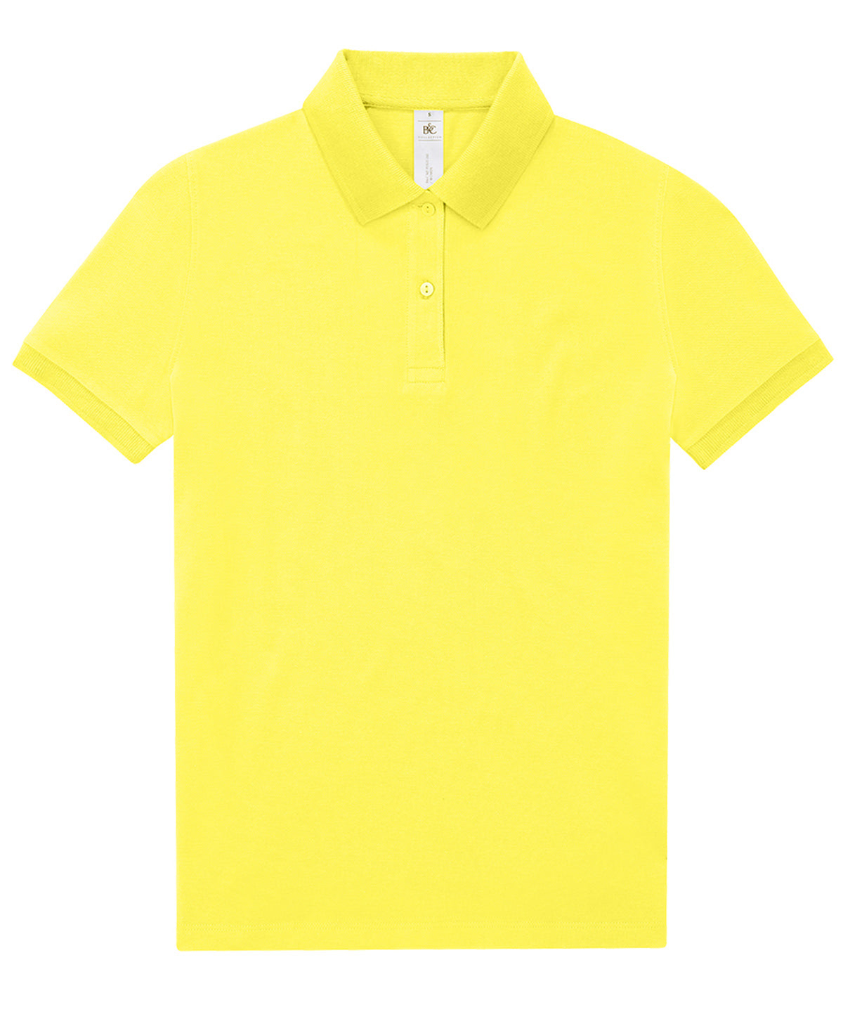 B&C My Polo 180 women's polo B261F in solar yellow