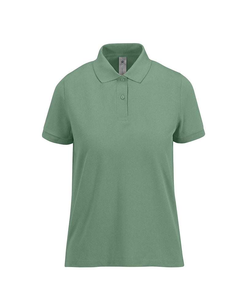B&C Collection My Polo 210 Womens Polos B263F in Amalfigreen