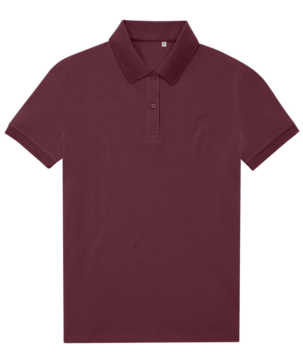 B&C Collection My Eco Polo 6535 Women B265F in Burgundy