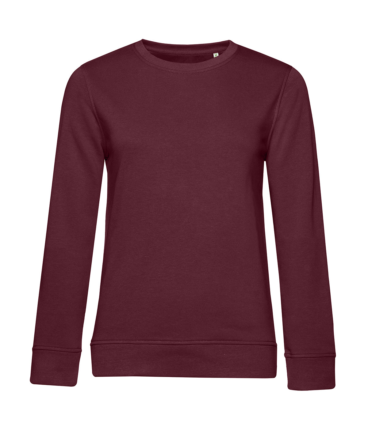 B&C Inspire crew neck women's sweatshirt B266F in burgundy