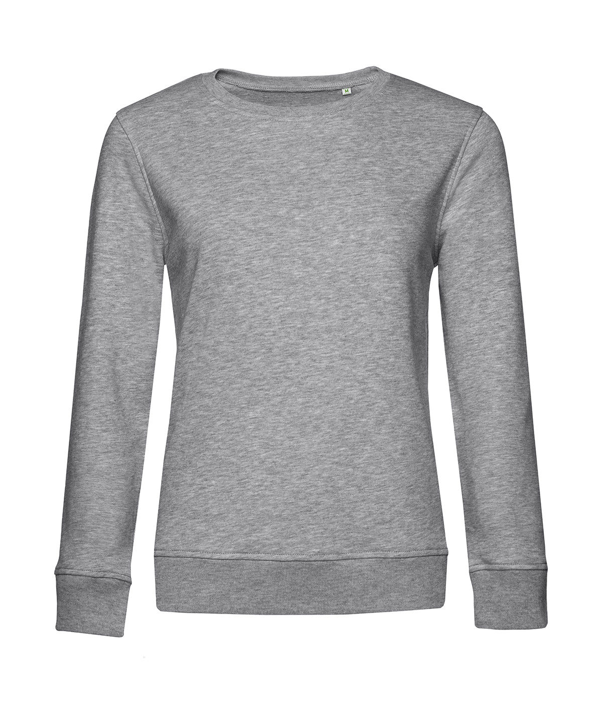 B&C Inspire crew neck women's sweatshirt B266F in heather grey