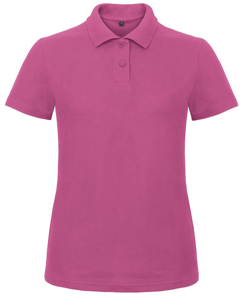 B&C Collection ID001 women's polo B306F in fuchsia