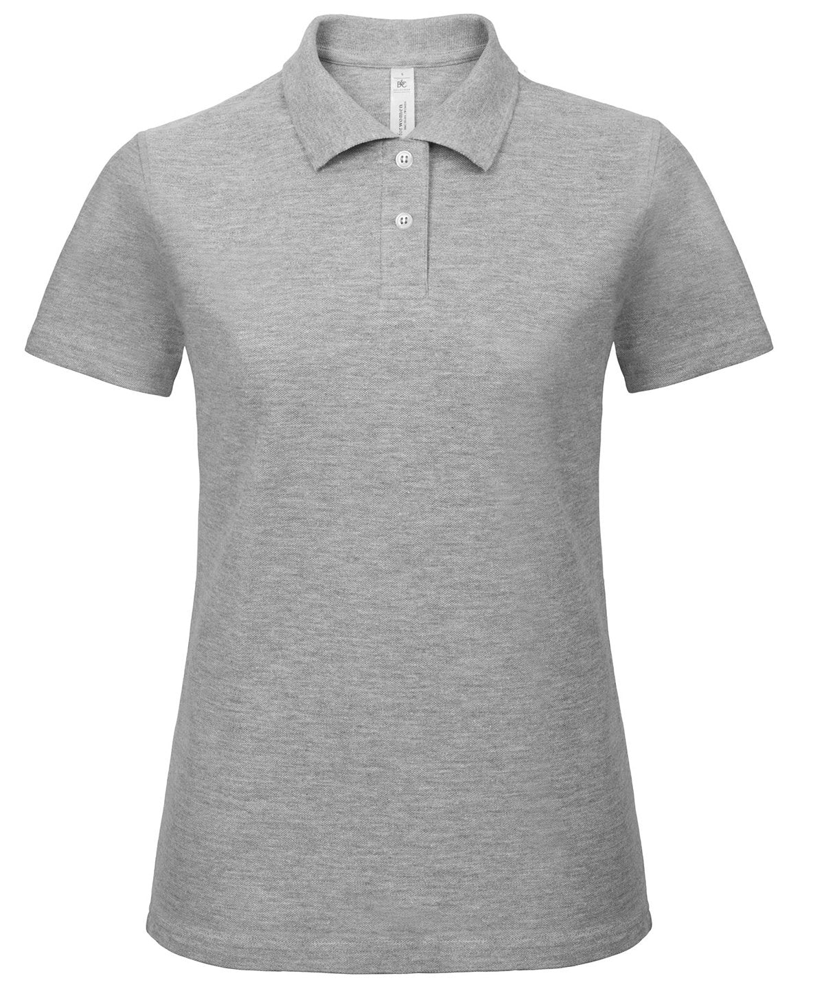 B&C Collection ID001 women's polo B306F in heather grey