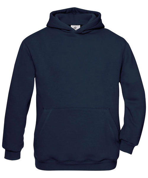 B&C Collection kids' hooded sweatshirt B420B in navy