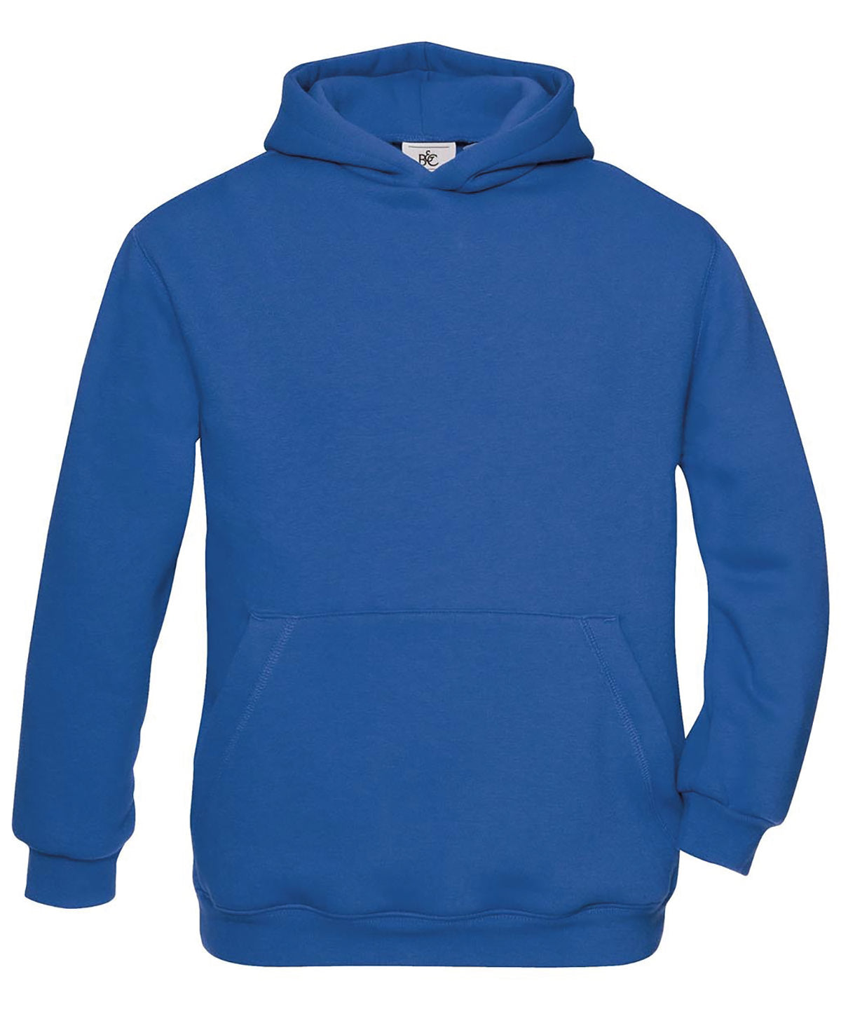 B&C Collection kids' hooded sweatshirt B420B in royal blue