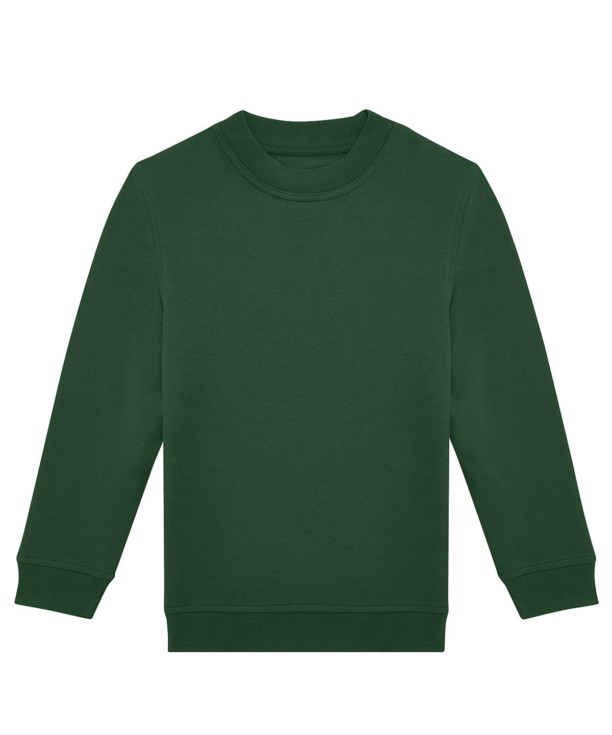 B&C Collection ID332 kids' crew sweatshirt B430B in bottle green