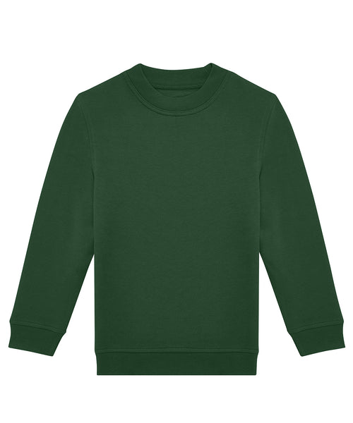 B&C Collection ID332 kids' crew sweatshirt B430B in bottle green