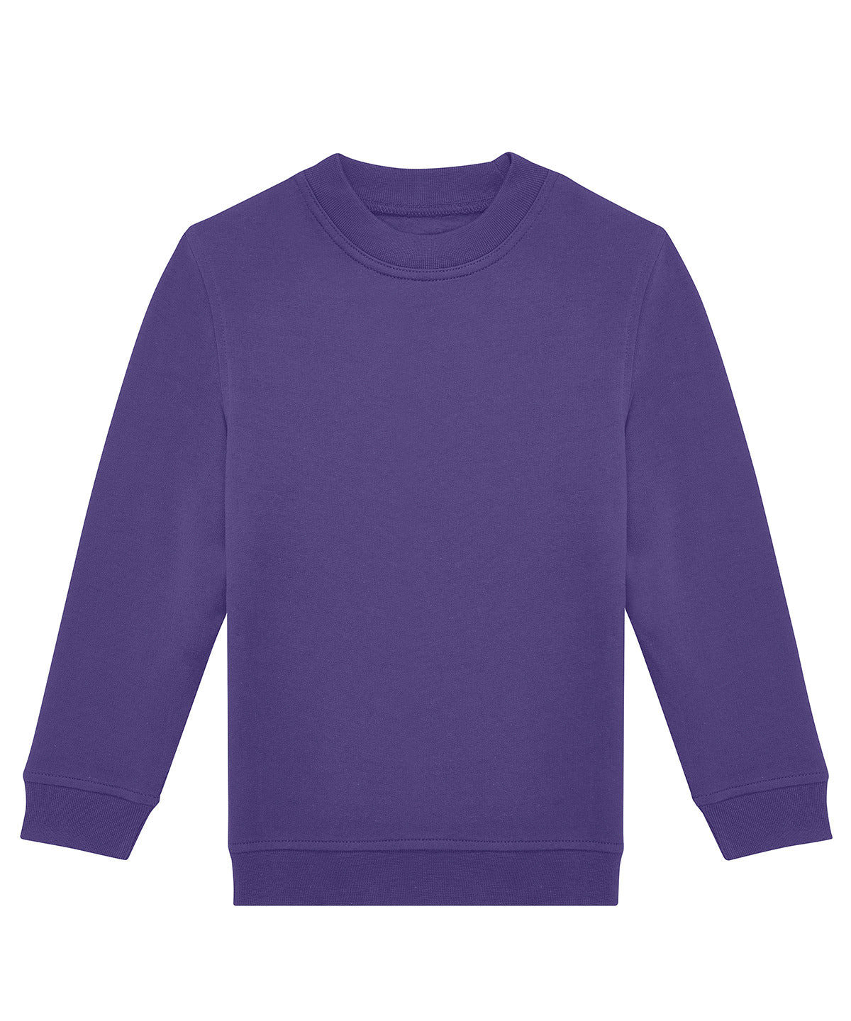 B&C Collection ID332 kids' crew sweatshirt B430B in radiant purple