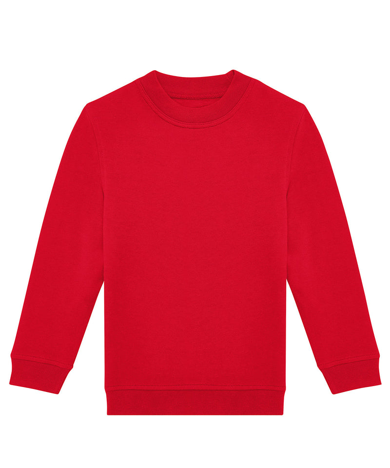 B&C Collection ID332 kids' crew sweatshirt B430B in red