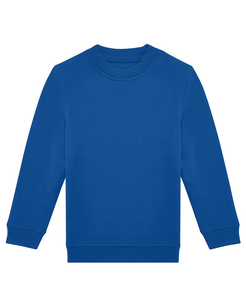 B&C Collection ID332 kids' crew sweatshirt B430B in royal blue