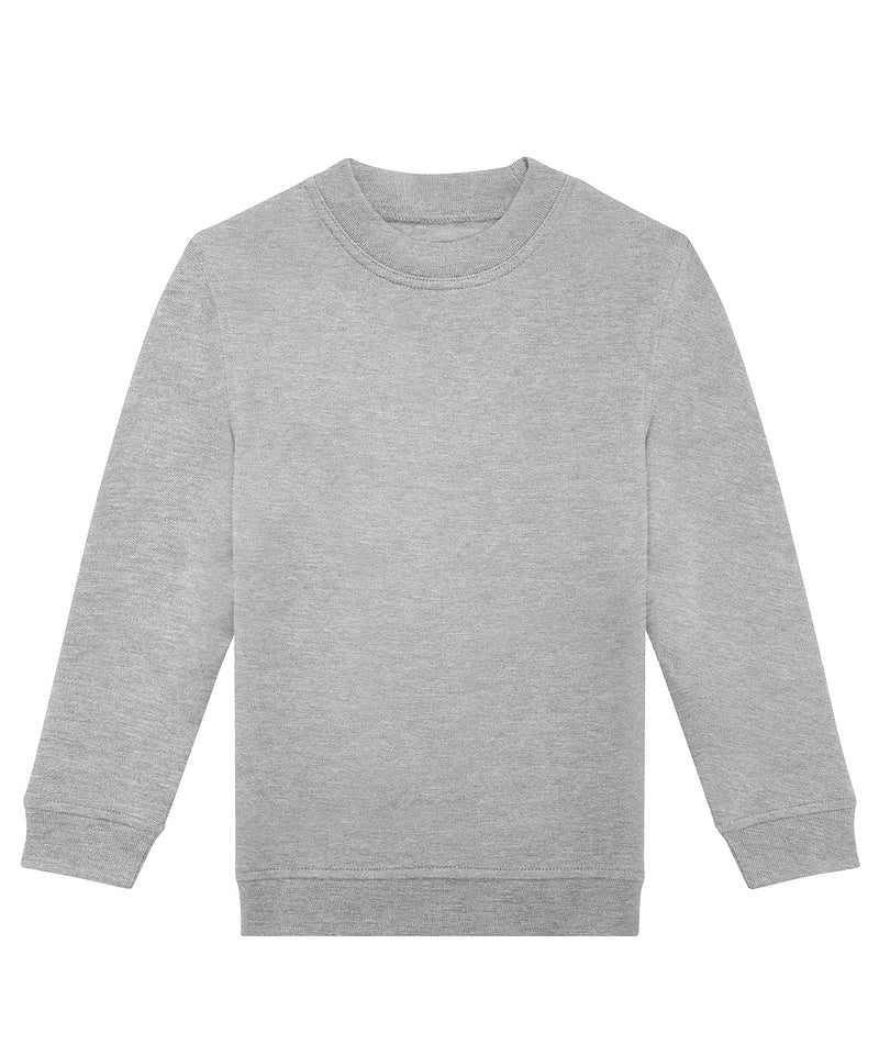 B&C Collection ID332 kids' crew sweatshirt B430B in sport grey