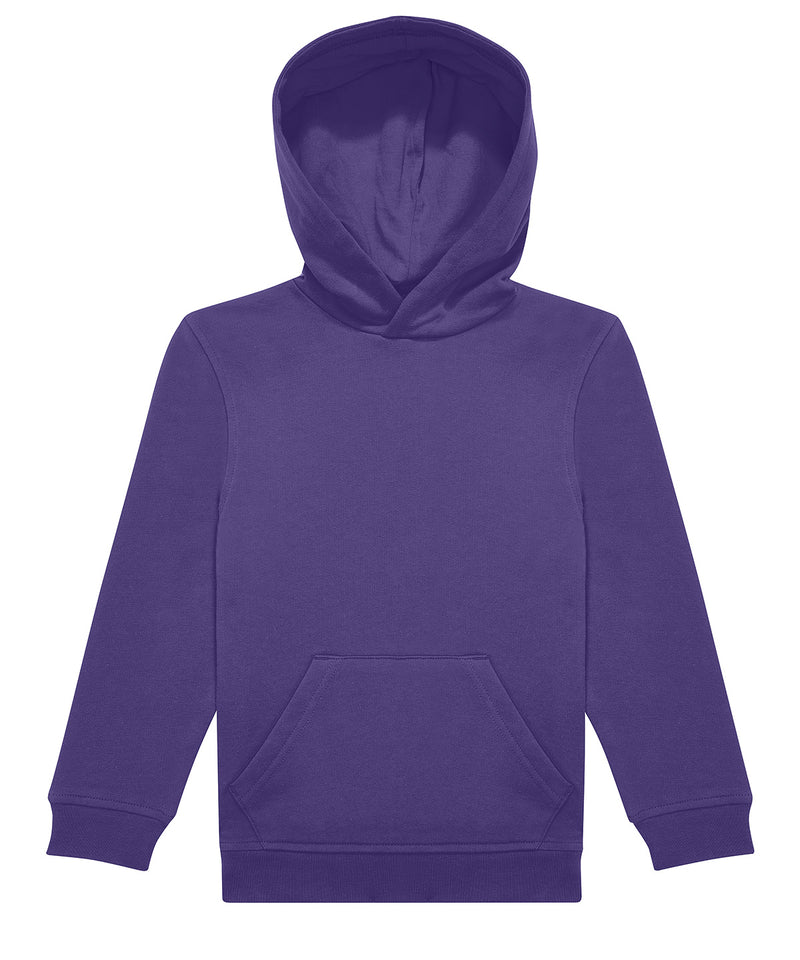 B&C Collection kids' ID333 hoodie B431B in radiant purple
