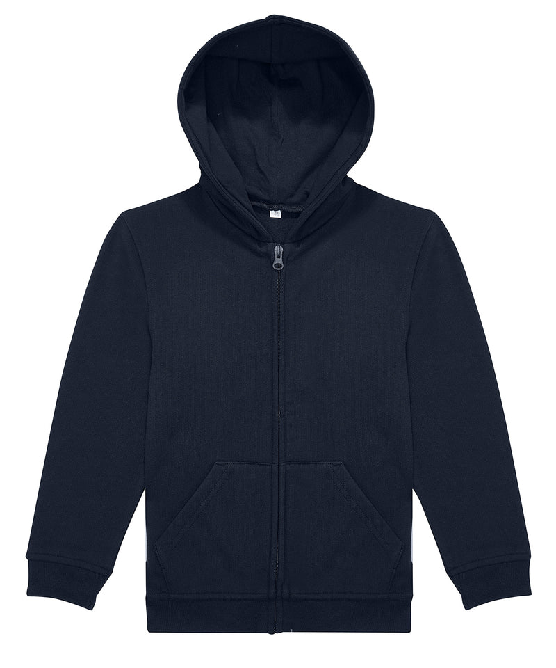 B&C Collection ID334 kids' zip hoodie B432B in navy