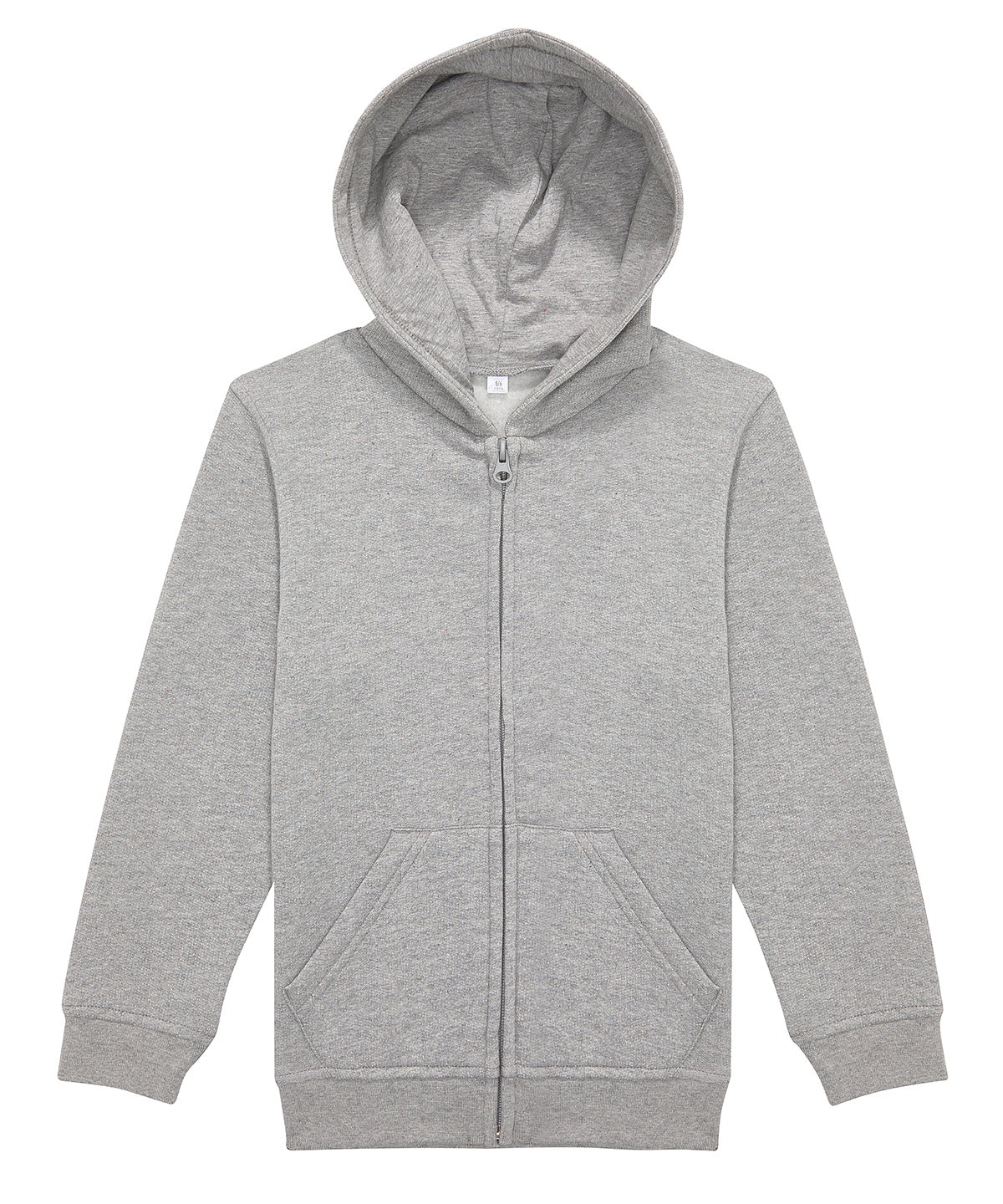 B&C Collection ID334 kids' zip hoodie B432B in sport grey