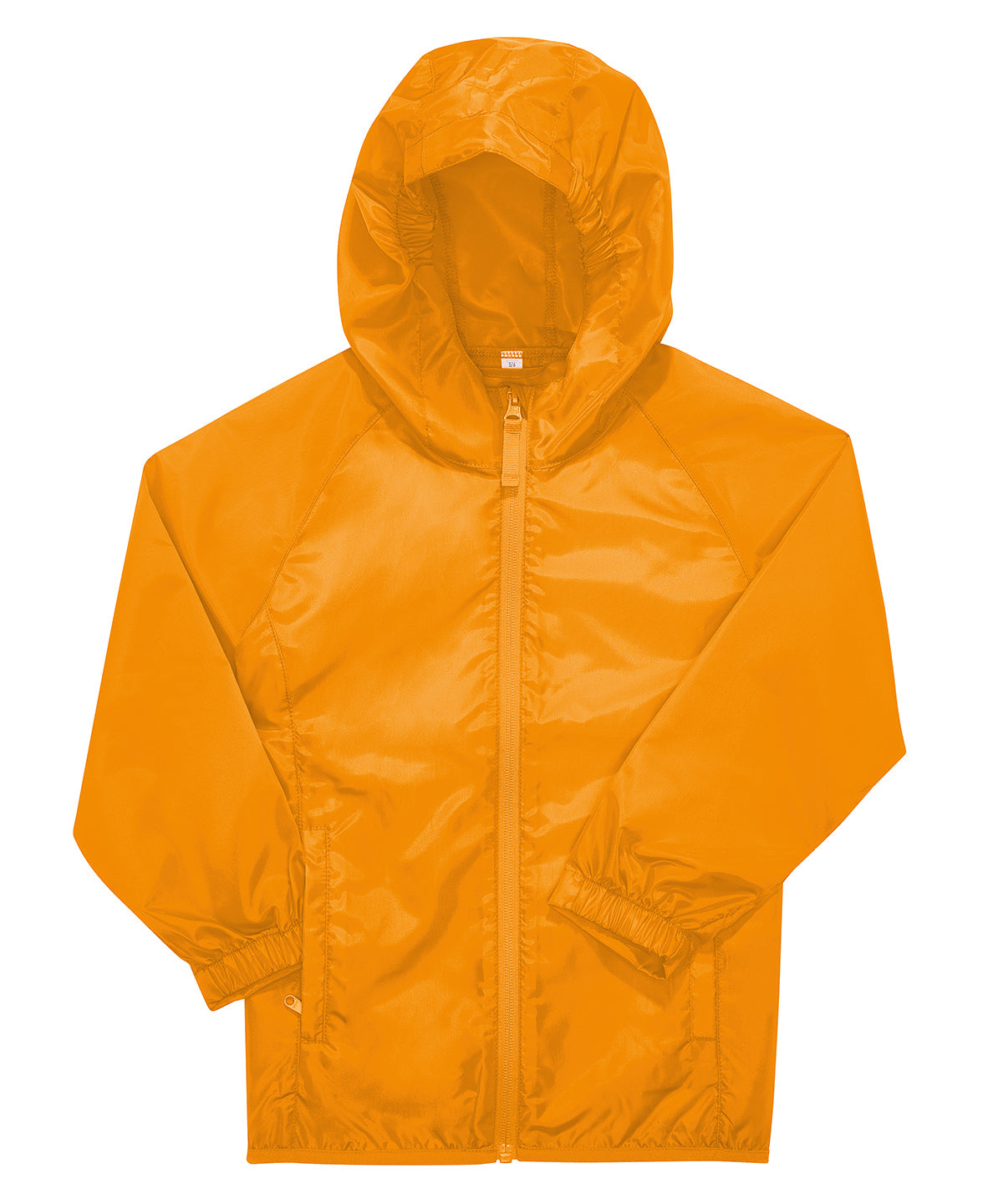 B&C Collection kids' Reset windbreaker jacket B511B in meta orange