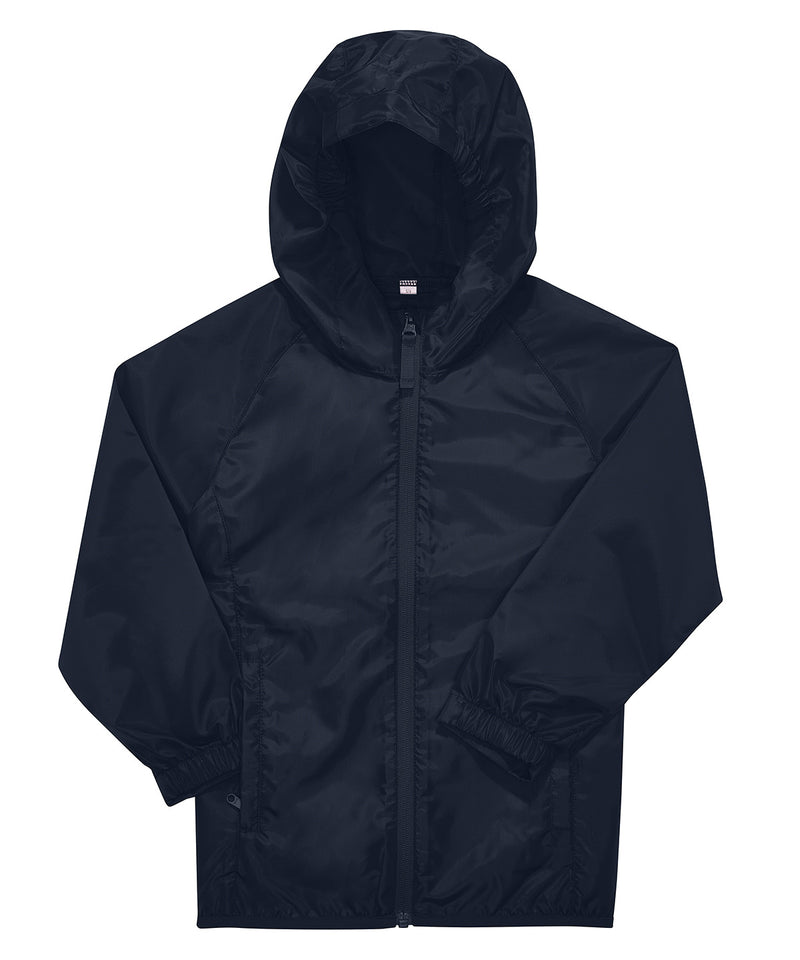 B&C Collection kids' Reset windbreaker jacket B511B in navy