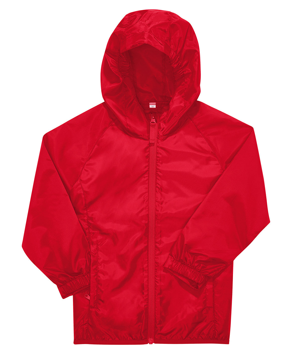 B&C Collection kids' Reset windbreaker jacket B511B in red