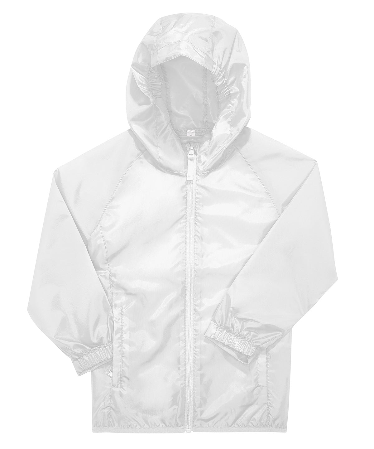 B&C Collection kids' Reset windbreaker jacket B511B in white