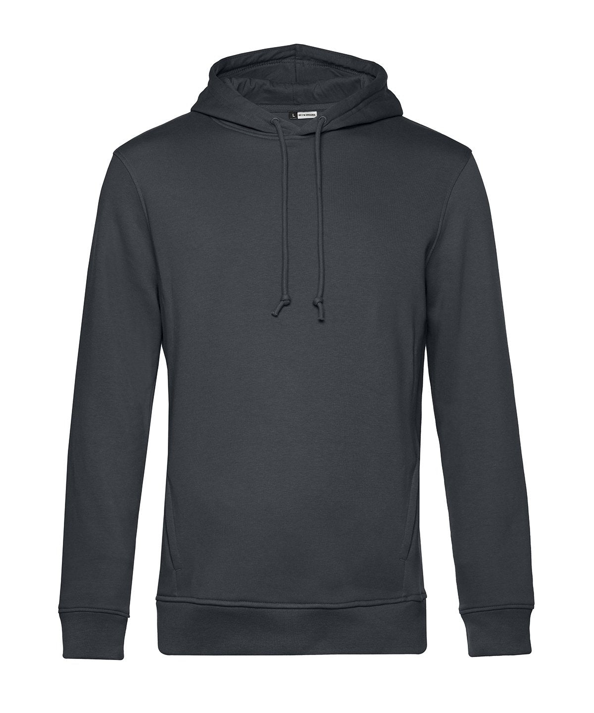 B&C Collection Inspire Hooded Sweatshirt BA001 in Asphalt