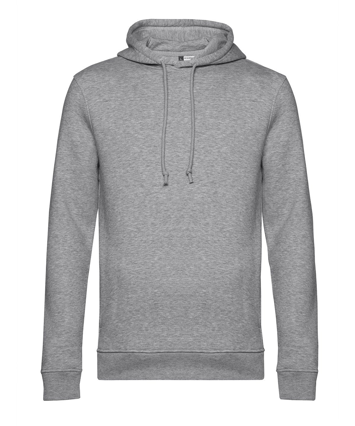 B&C Collection Inspire Hooded Sweatshirt BA001 in Heathergrey