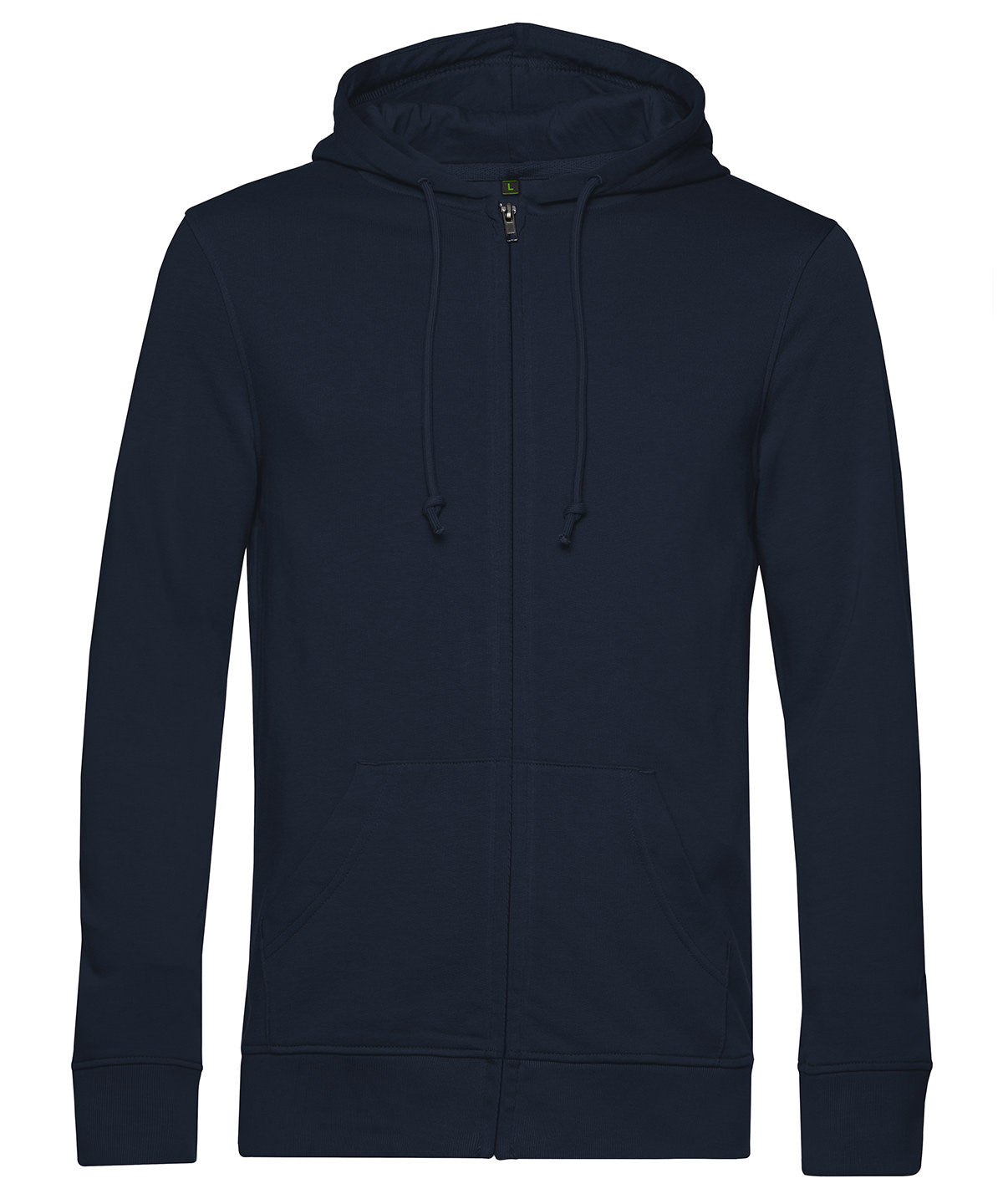 B&C Collection Inspire zipped hoodie BA002 in navy