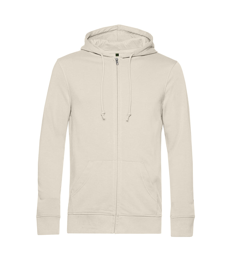 B&C Collection Inspire zipped hoodie BA002 in off-white