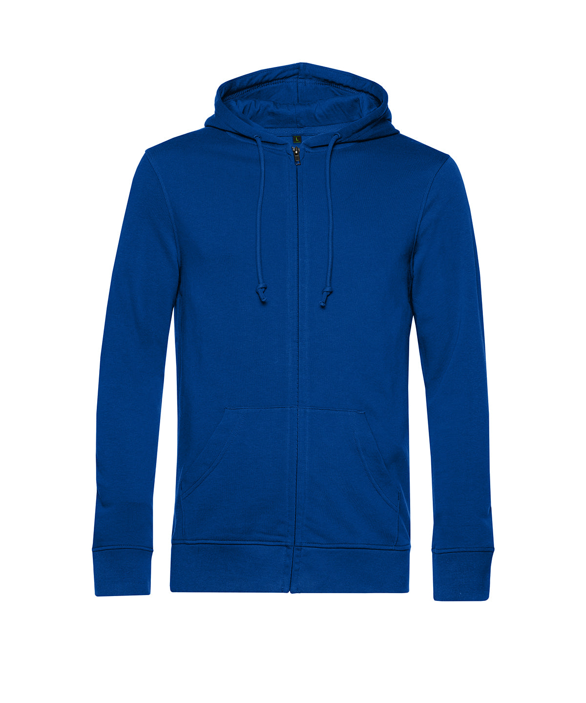 B&C Collection Inspire zipped hoodie BA002 in royal blue