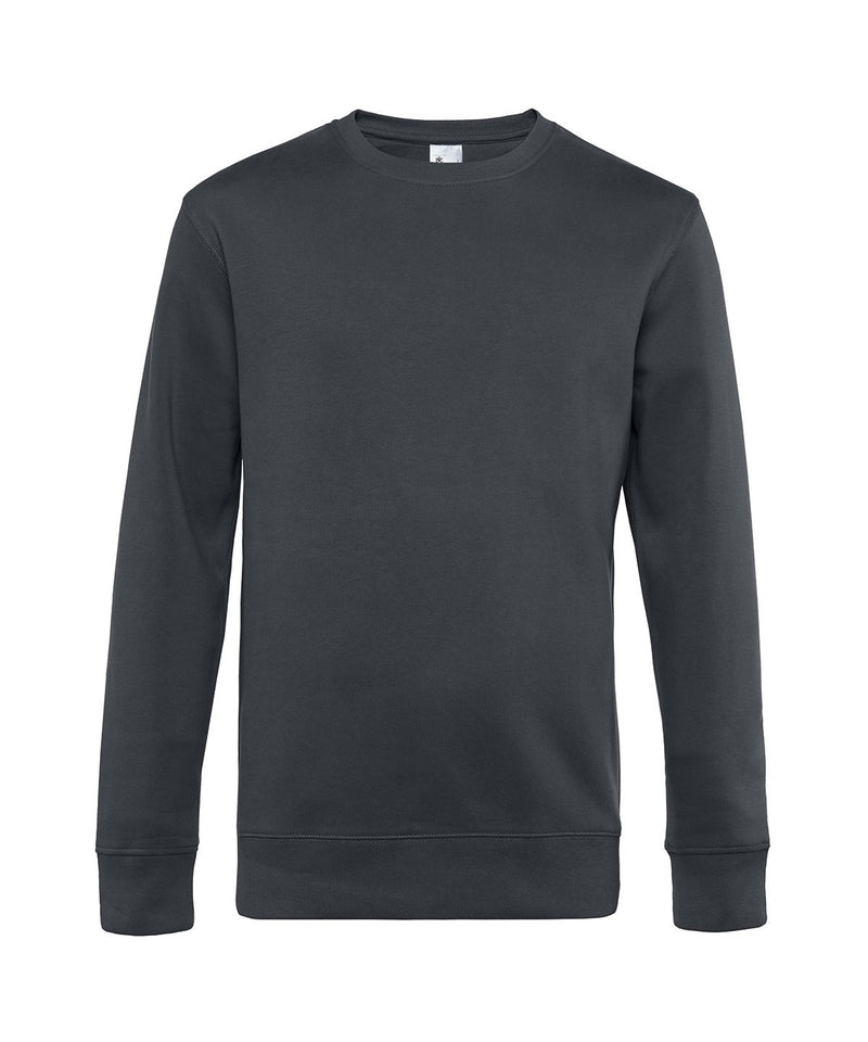 B&C Collection King Crew Neck Sweatshirt BA010 in Asphalt