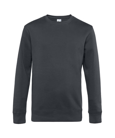 B&C Collection King Crew Neck Sweatshirt BA010 in Asphalt