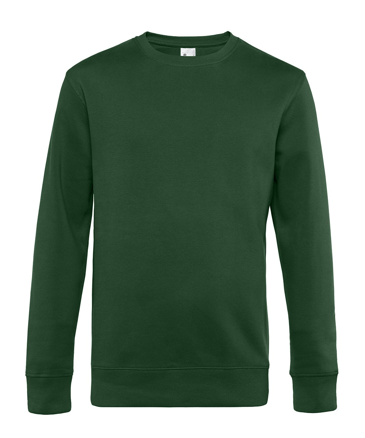 B&C Collection King Crew Neck Sweatshirt BA010 in Bottlegreen