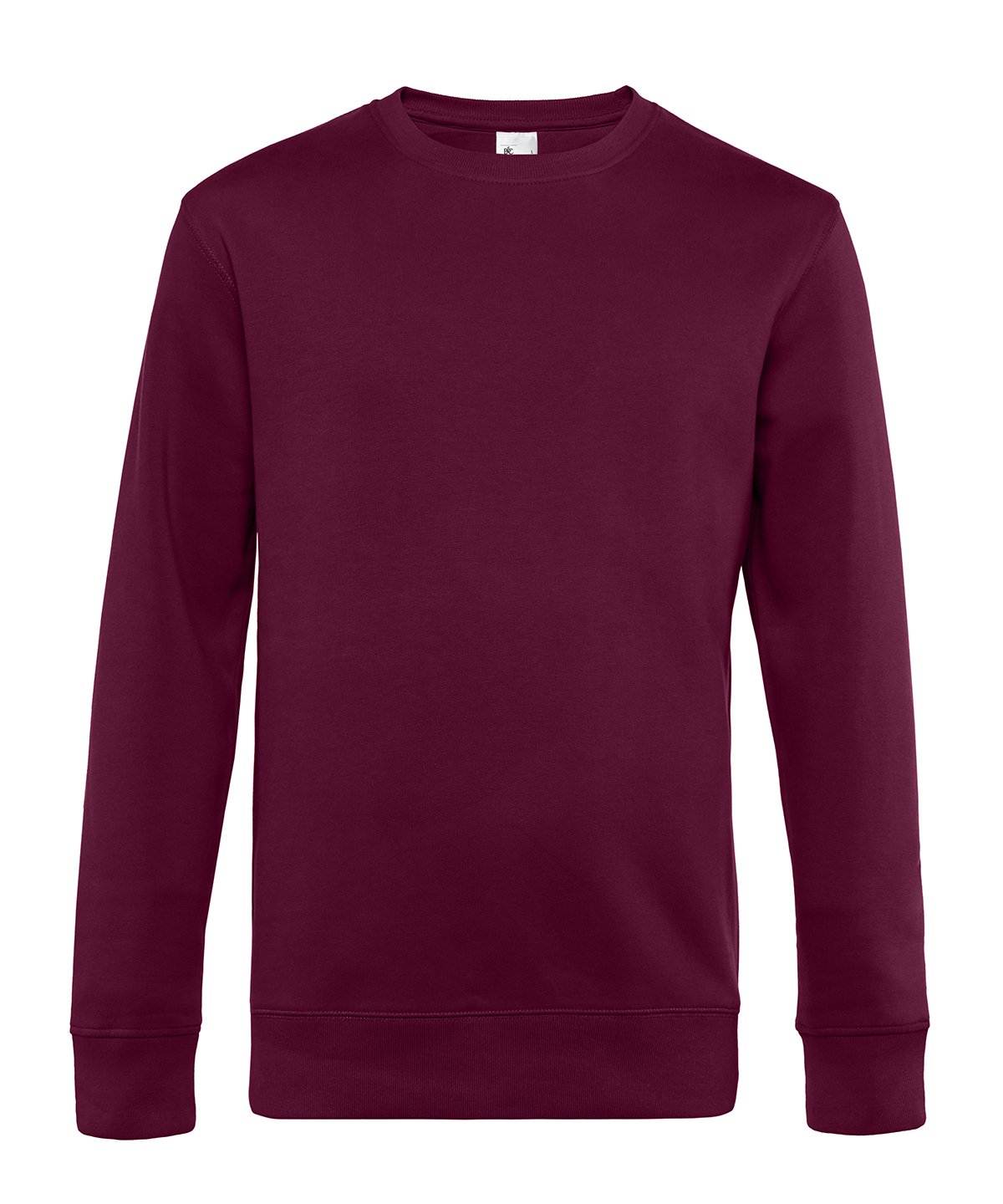 B&C Collection King Crew Neck Sweatshirt BA010 in Darkcherry