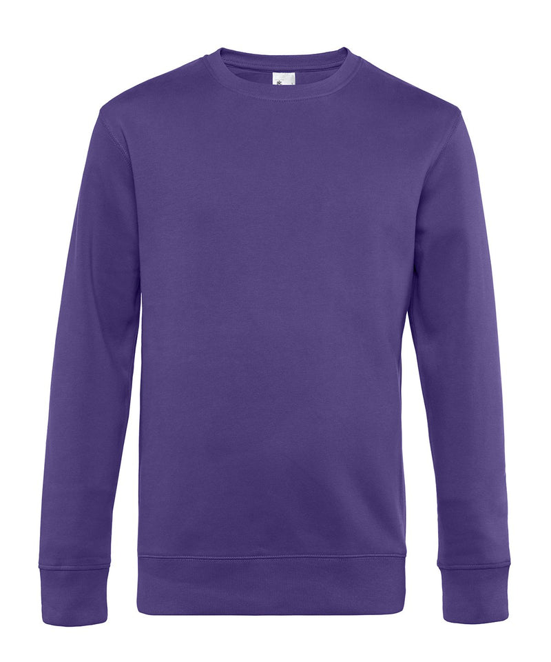 B&C Collection King Crew Neck Sweatshirt BA010 B in Radiantpurple