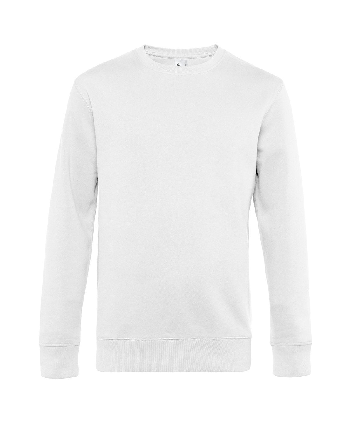 B&C Collection King Crew Neck Sweatshirt BA010 B in White