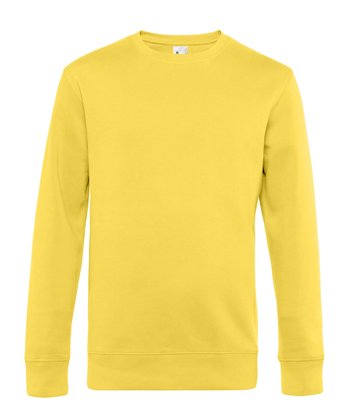 B&C Collection King Crew Neck Sweatshirt BA010 B in Yellowfizz