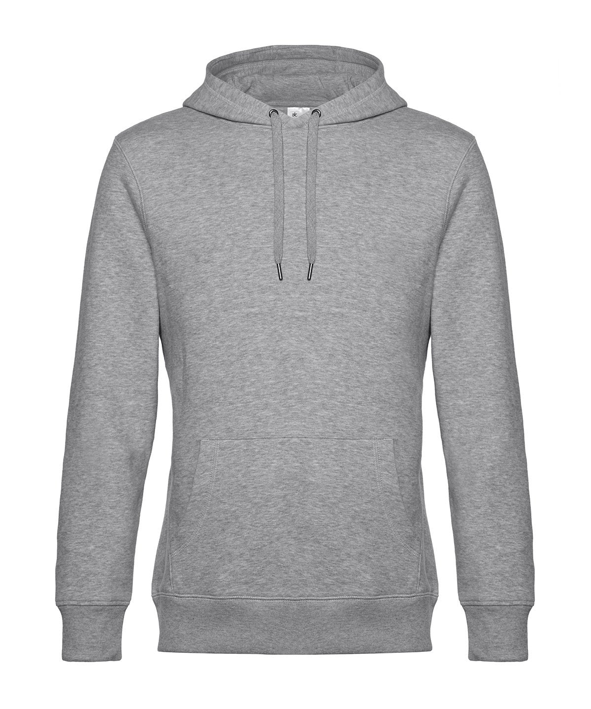 B&C Collection King Hooded Sweatshirt BA011 in Heathergrey