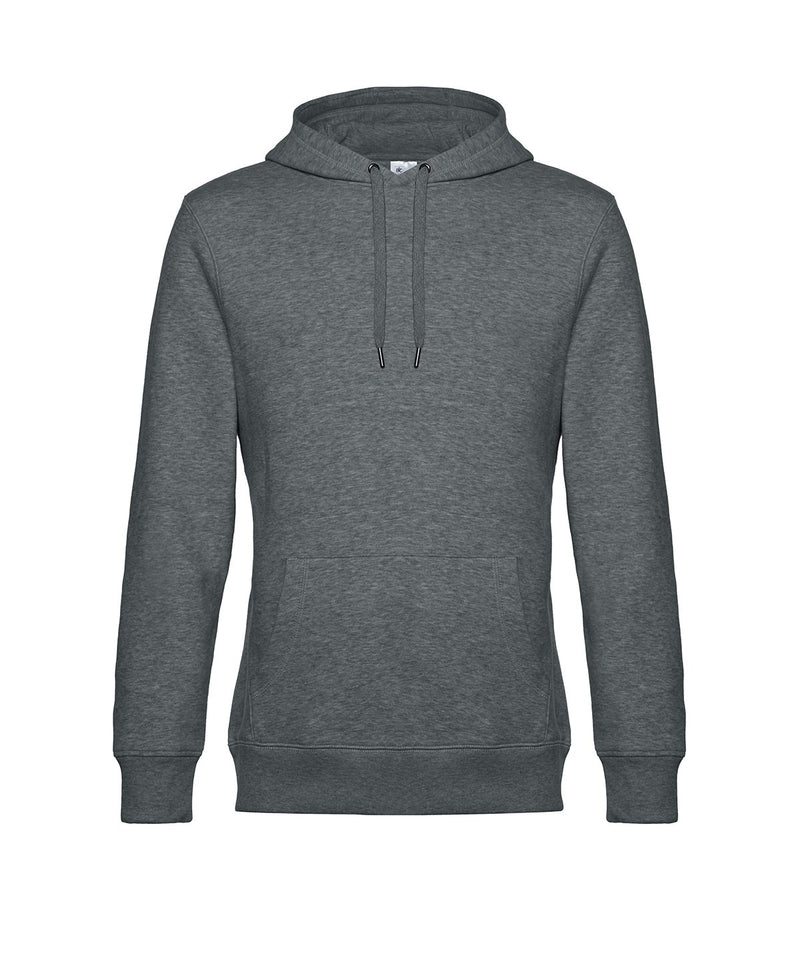 B&C Collection King Hooded Sweatshirt BA011 in Heathermidgrey